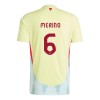 Virallinen Fanipaita Espanja Mikel Merino 6 Vieraspelipaita Euro 2024 - Miesten